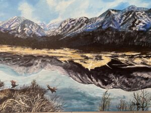 Painting of eagle River