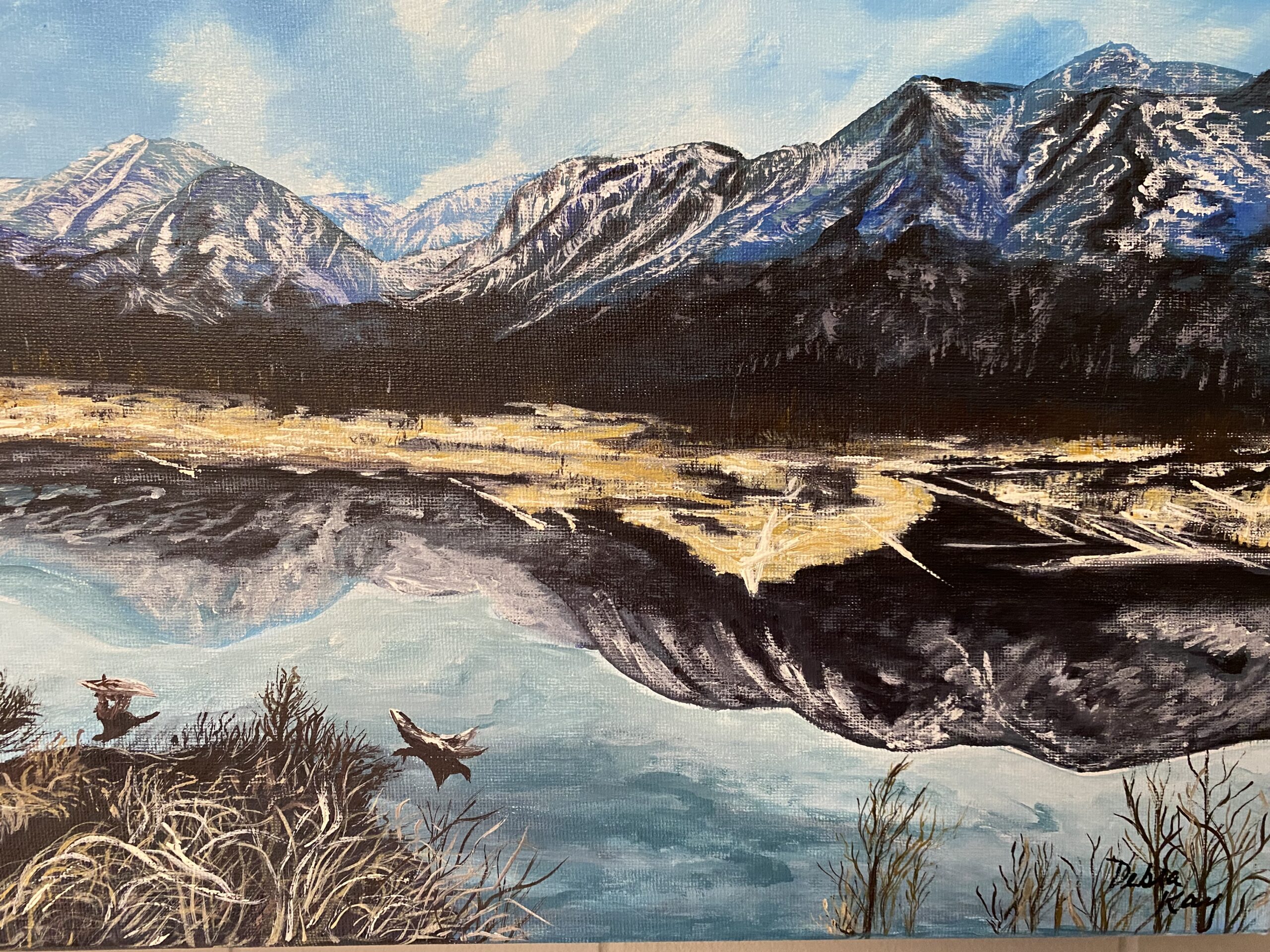 Painting of Eagle Natture reserve
