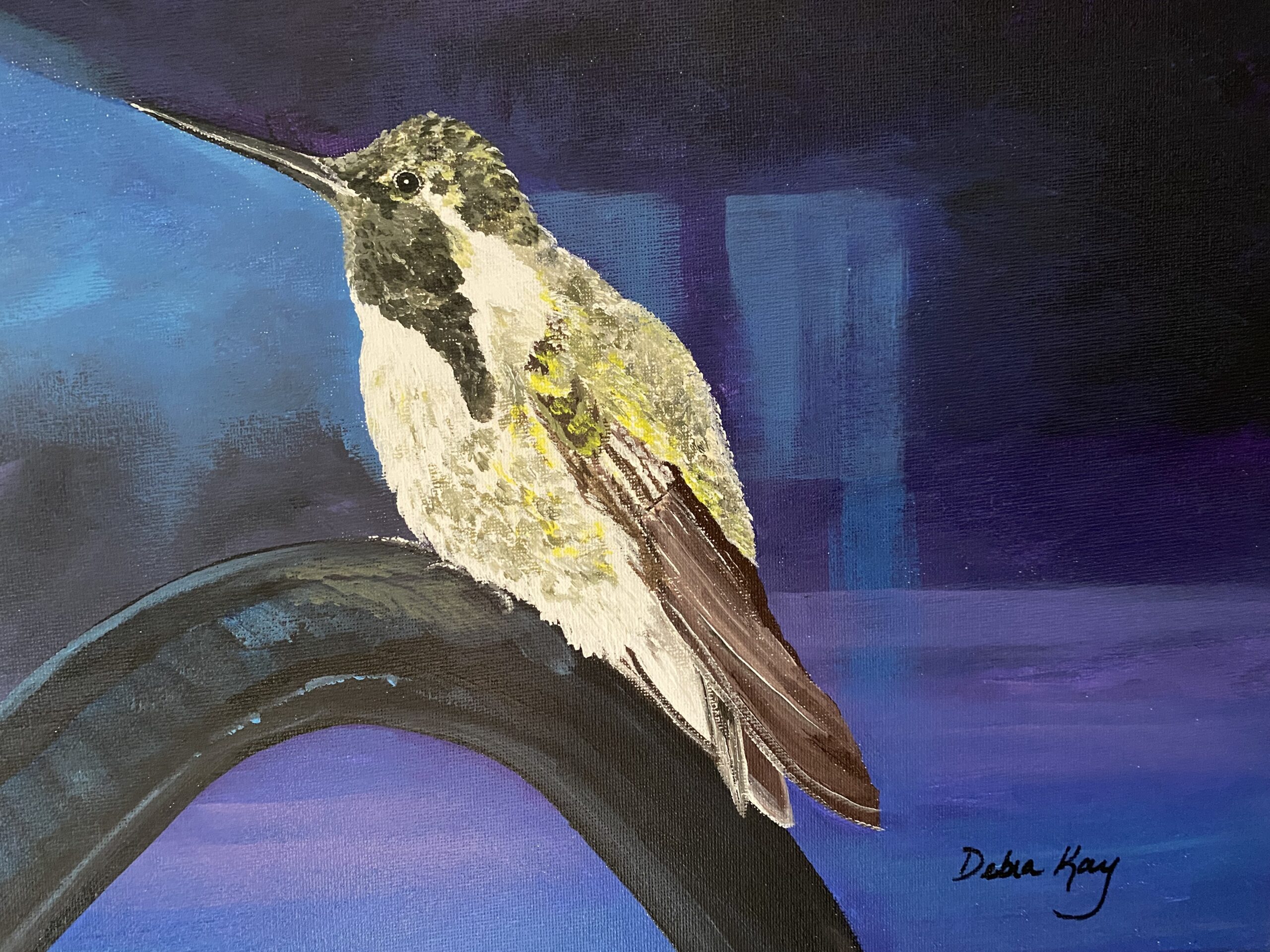 Painitng of Humming bird