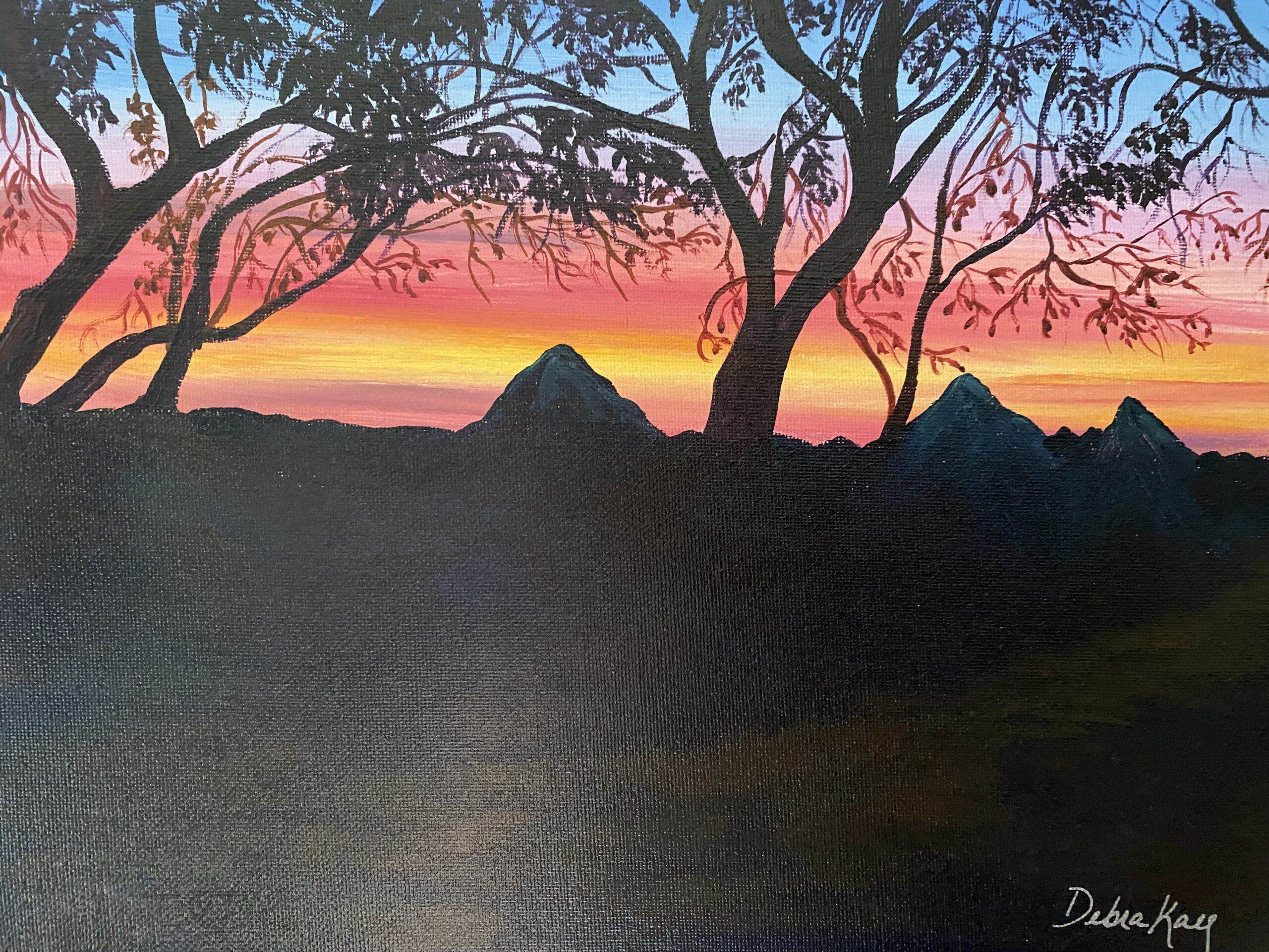 Picture of suneset in Arizona